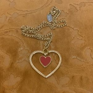 LOVE WITCH DOUBLE HEART NECKLACE